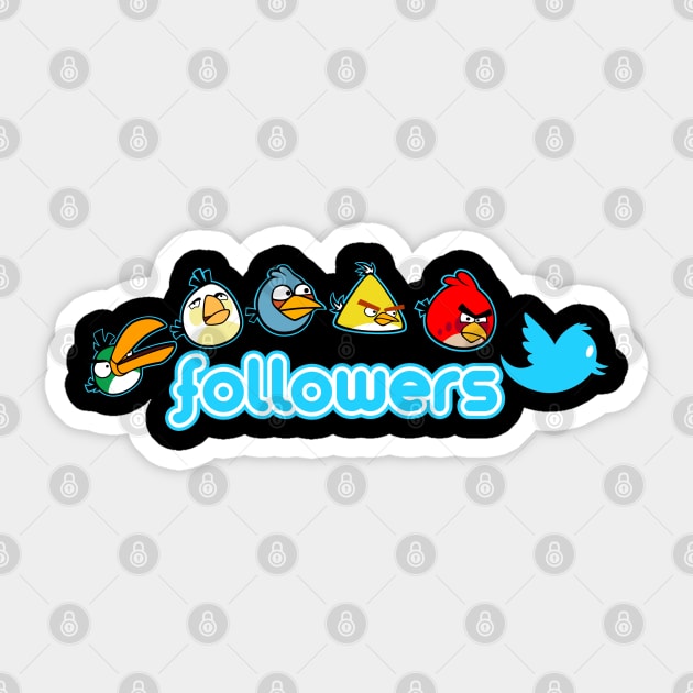 Followers on Twitter Sticker by KawaiiDread